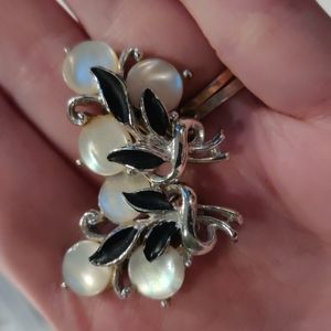 Silver toned women's earrings